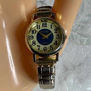 INFINITY Women's Silver and Gold Quartz Watch